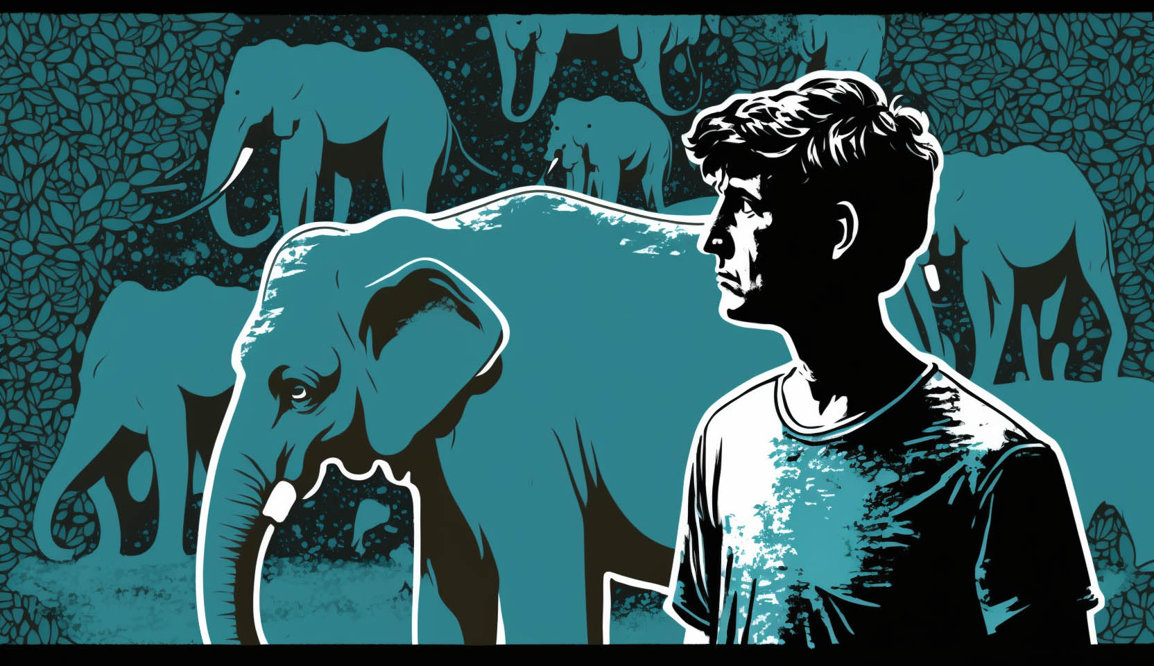 Man not thinking about elephants